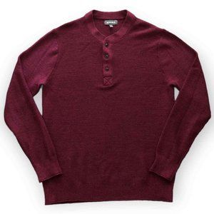 Bonobos 100% Extra Fine Merino Wool Sweater Slim Fit Size Large L